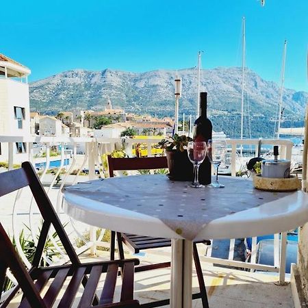 Waterfront Studio Overlooking The Old City Korčula Exterior foto